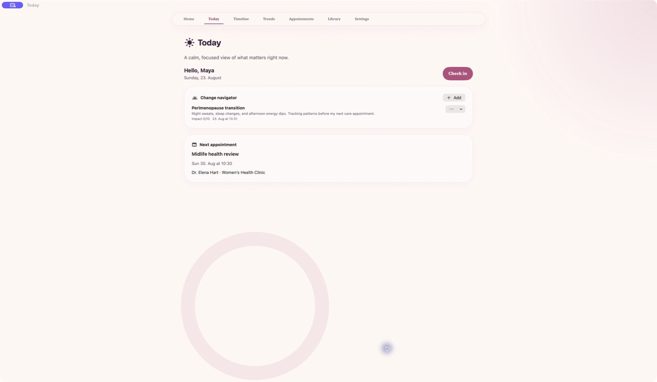 Aurelia — Daily plan