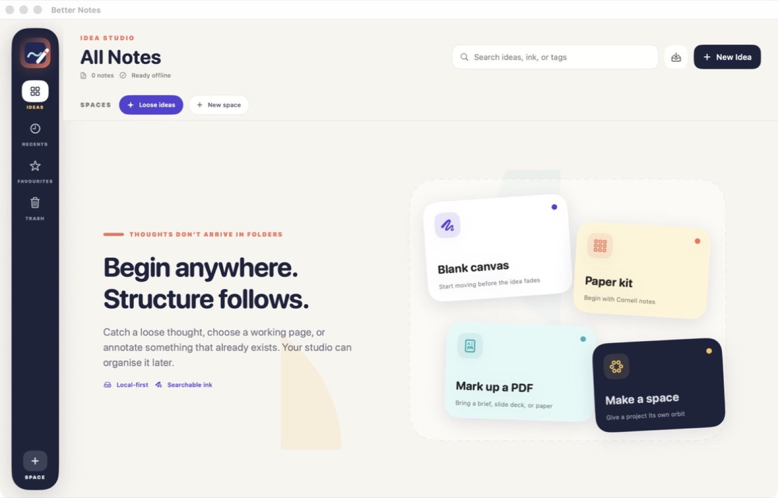 Better Notes — Capture