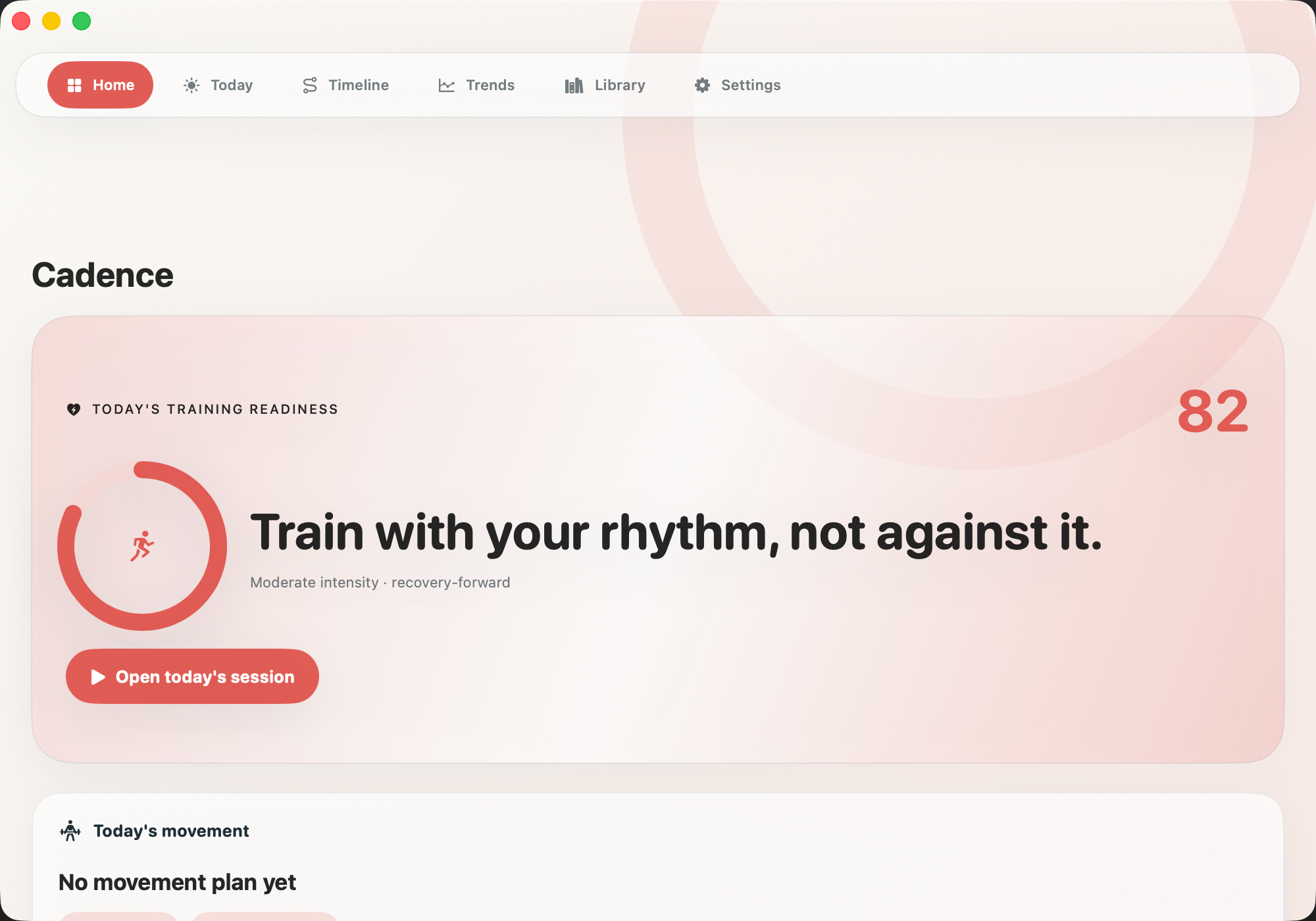 Cadence Cycle — Cycle aware fitness dashboard