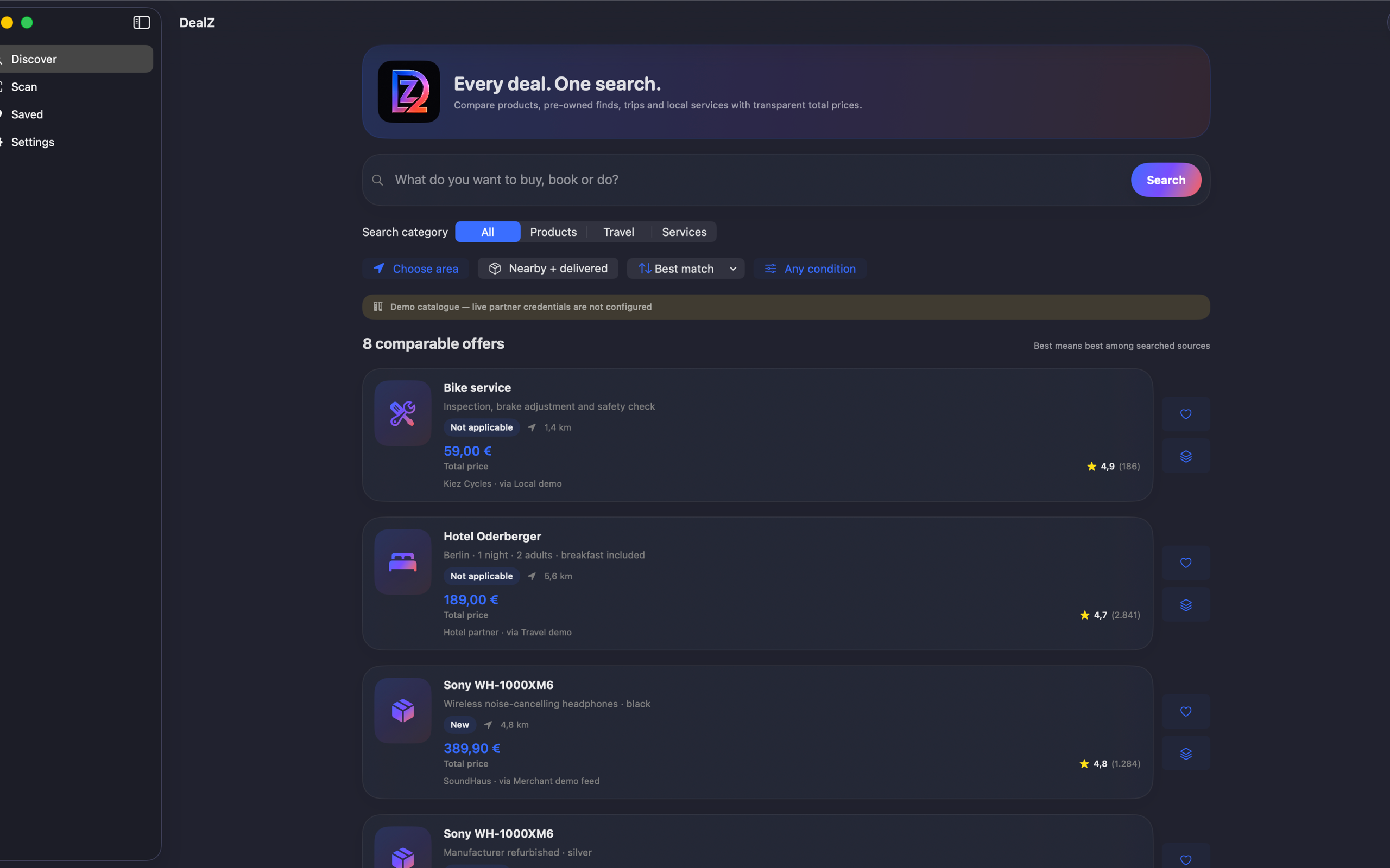 DealZ — Discover