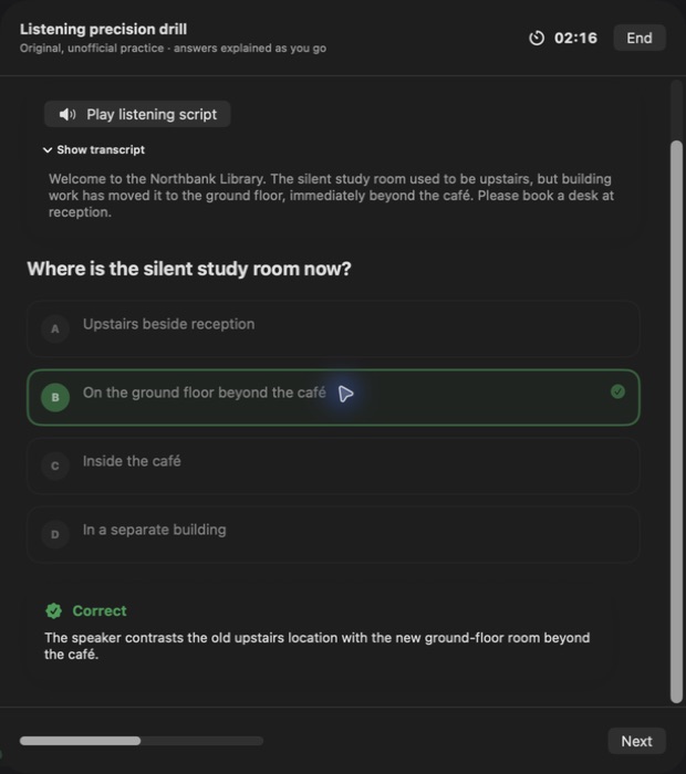 Examly — Correct answer and explanation