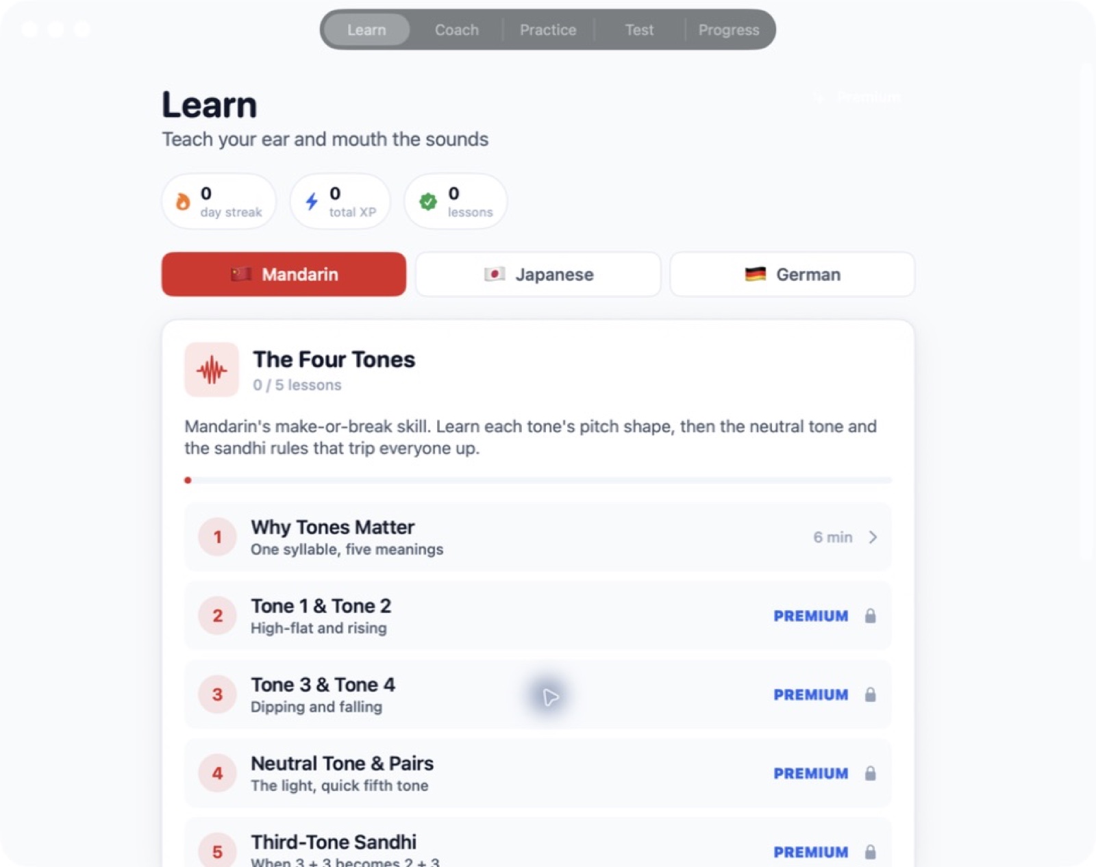 Pronunciation Master — Capture