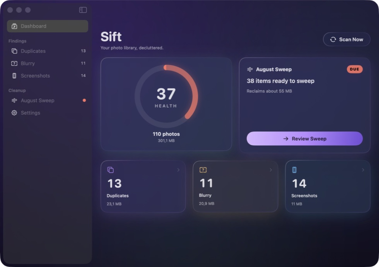 Sift — Capture