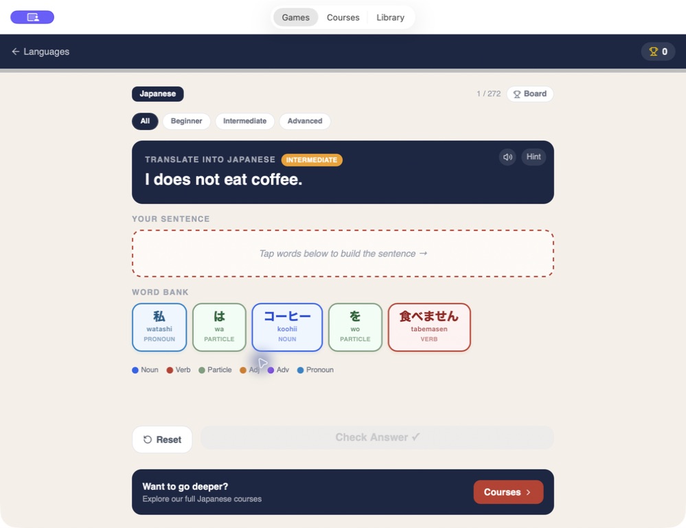 Squiddy Constructing Language — Build124 syntax builder playable