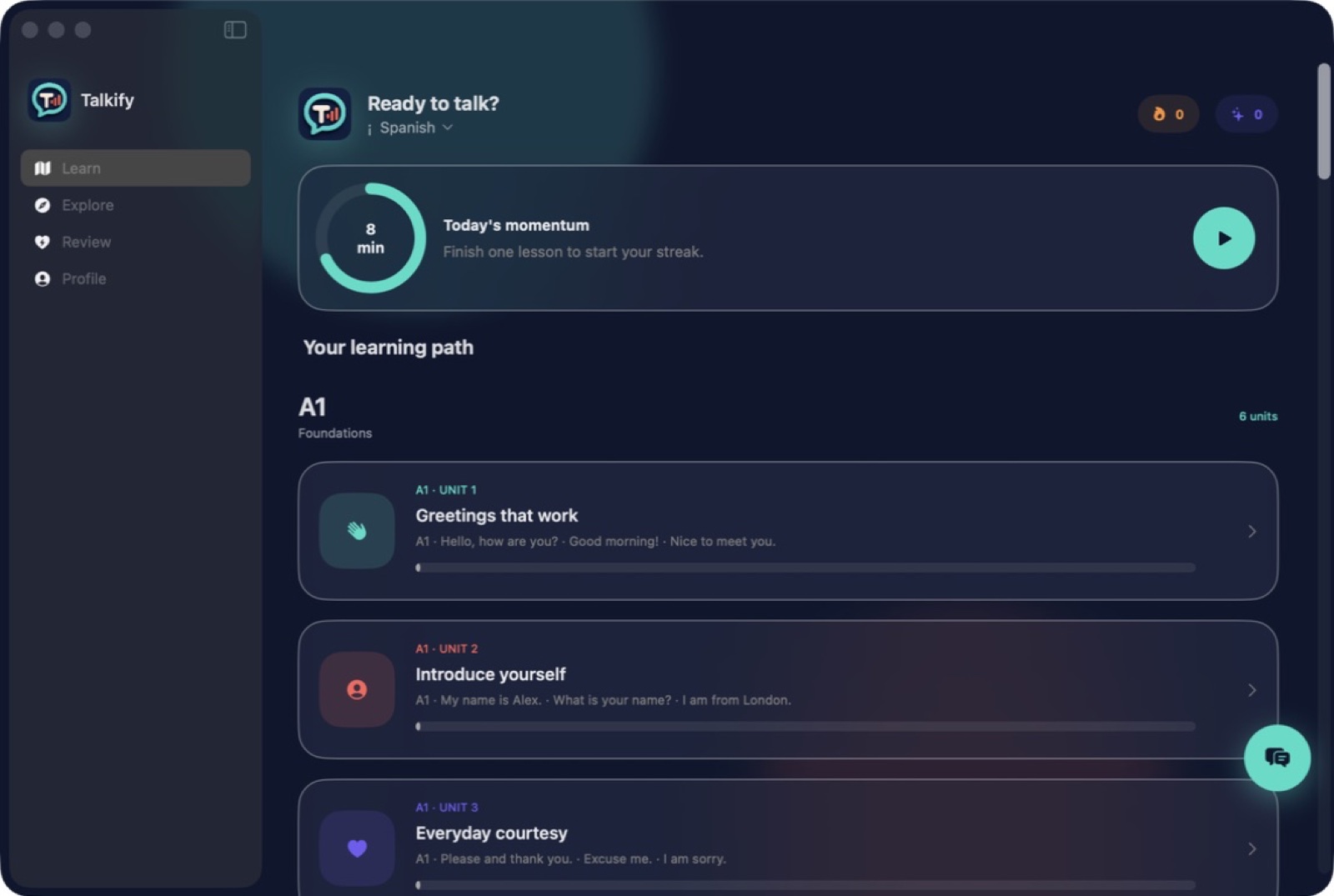 Talkify — Capture