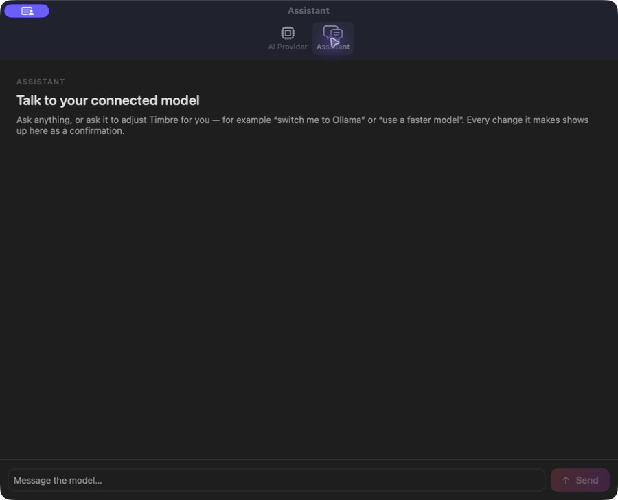 Timbre — AI assistant